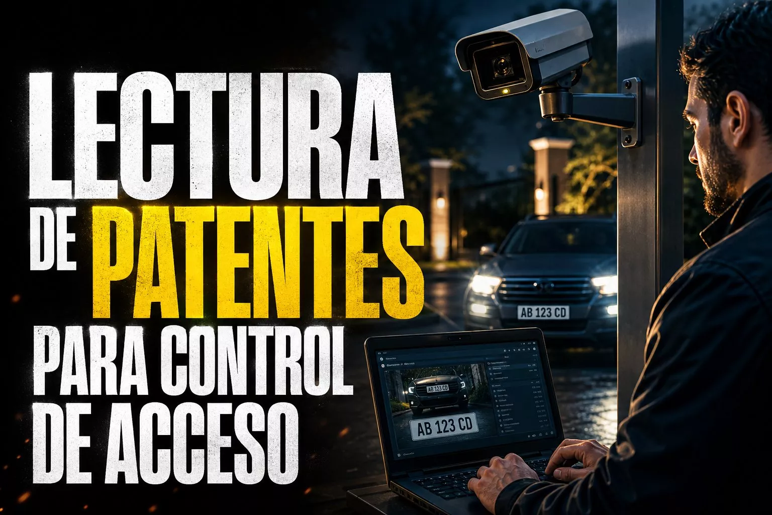 Cámaras LPR para control de acceso en comunidades cerradas