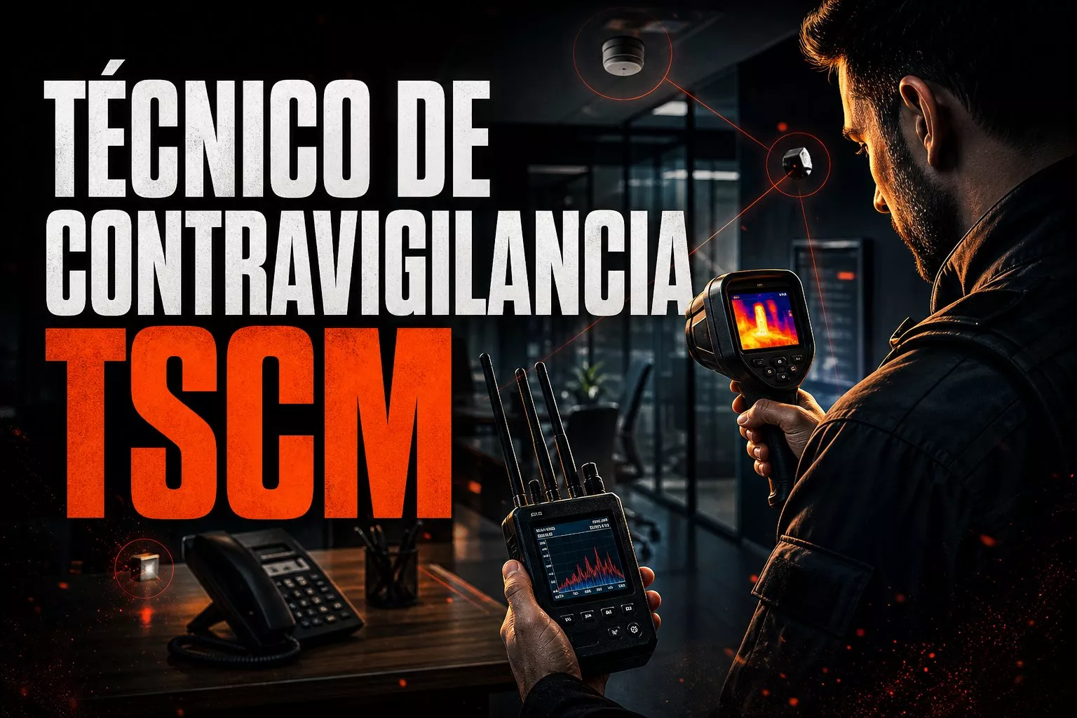 Conviértete en técnico de contravigilancia (TSCM)