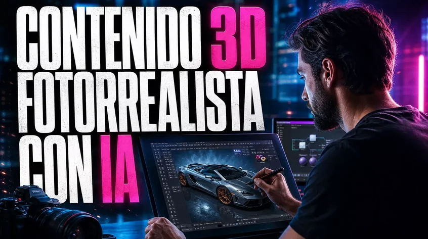 El Secreto de los Influencers: Crea CONTENIDO 3D Fotorrealista