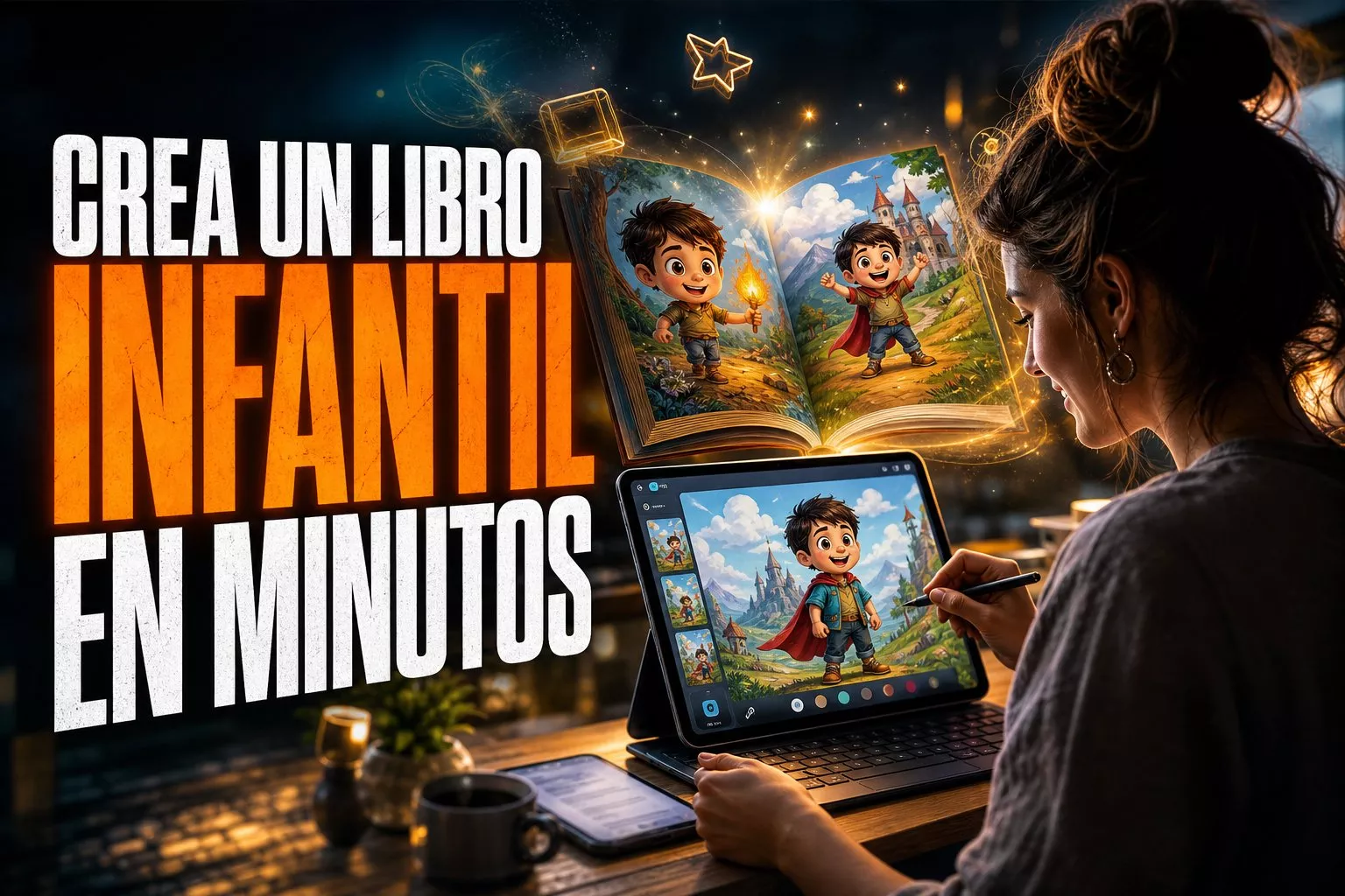Crea un libro infantil personalizado en minutos
