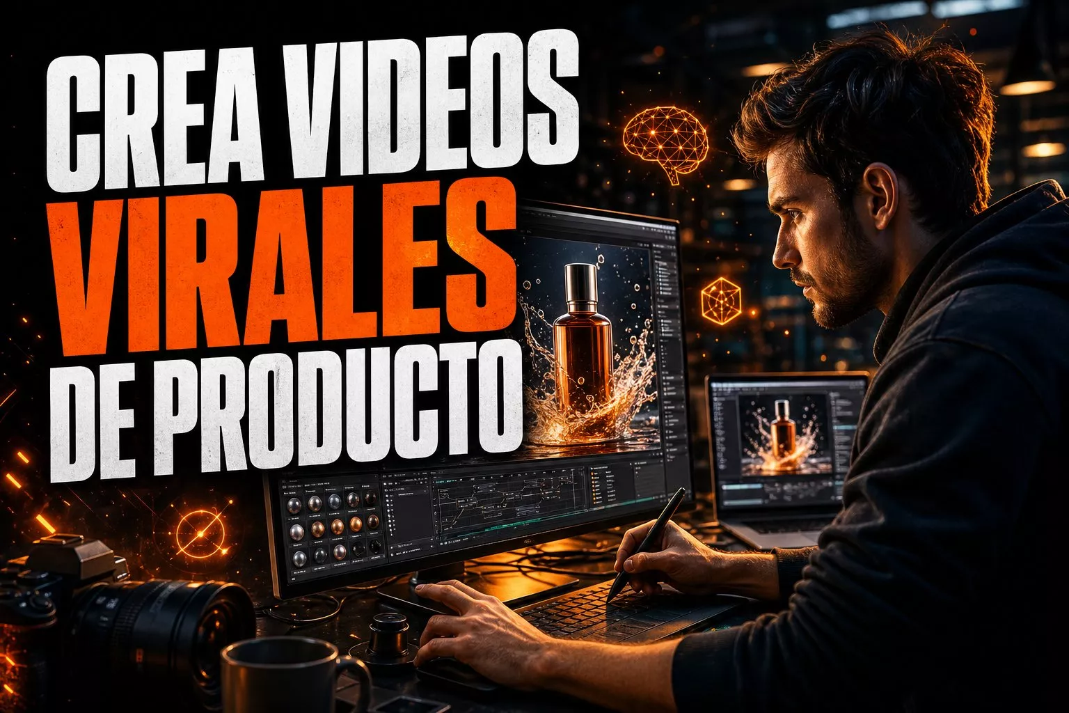 Video de producto 3D/CGI viral con IA para ecommerce