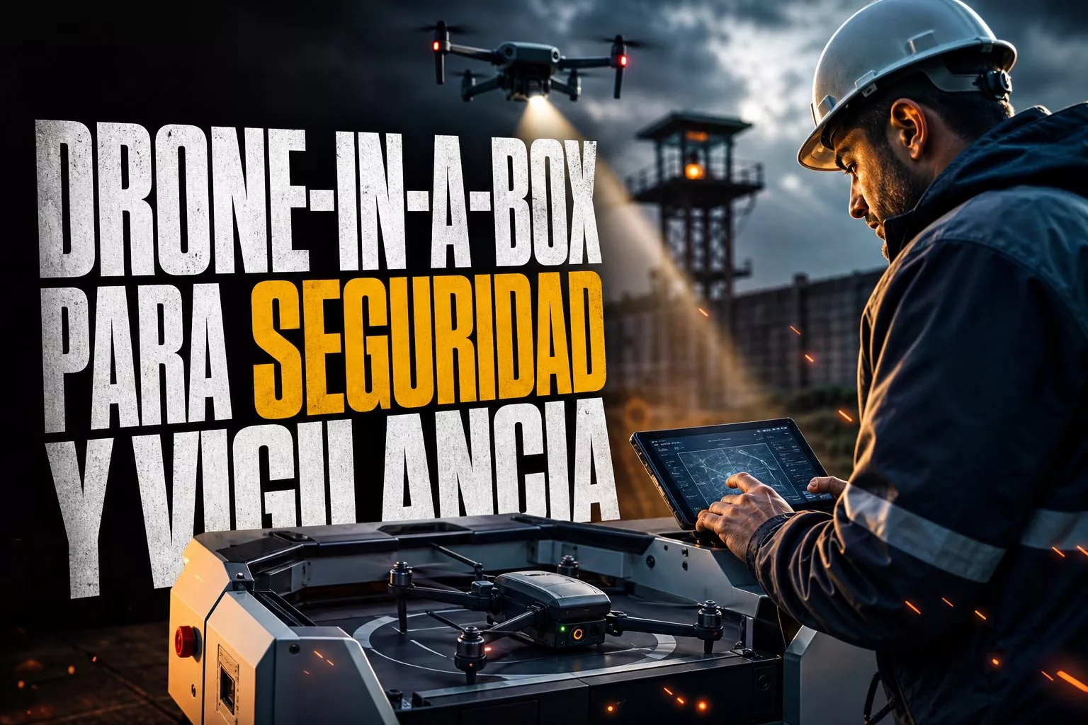 Instalador y operador de sistemas Drone-in-a-Box para seguridad
