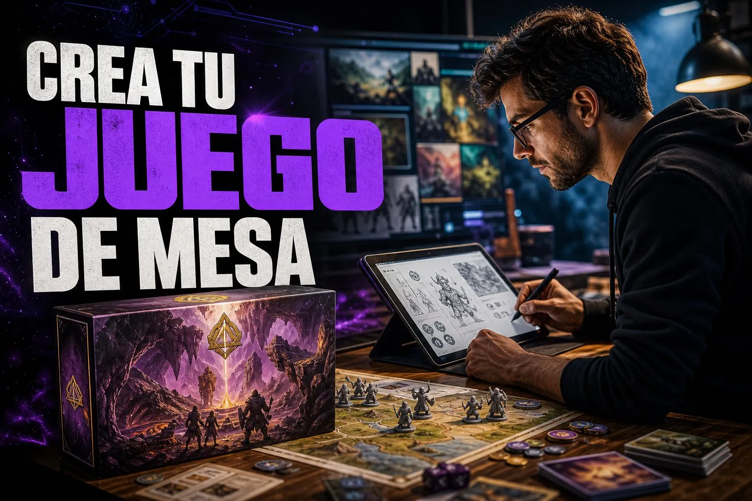 Crea tu primer juego de mesa con IA: de la idea a la caja terminada