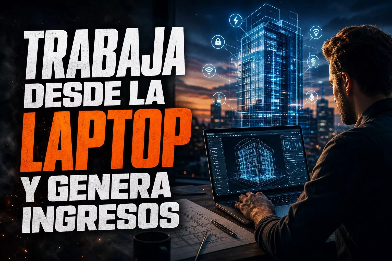 Edificios Inteligentes: Trabaja desde la Laptop y Genera Ingresos