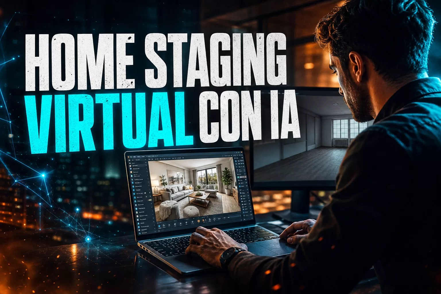Home Staging Virtual con IA para aumentar ventas inmobiliarias