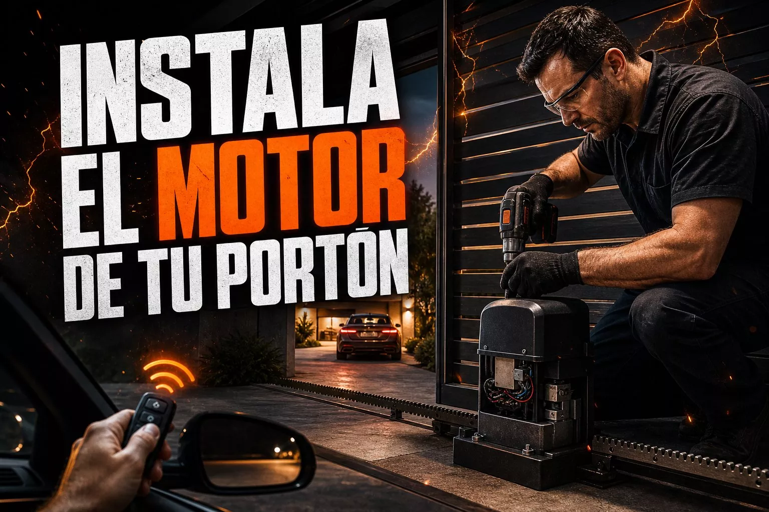 Instala tu Portón Eléctrico y Ahórrate la Mano de Obra