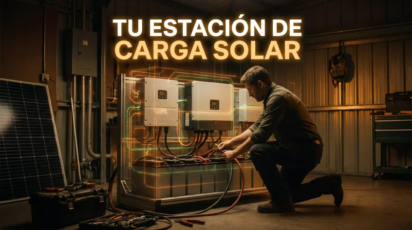 Instalación de Estaciones de Carga Solar