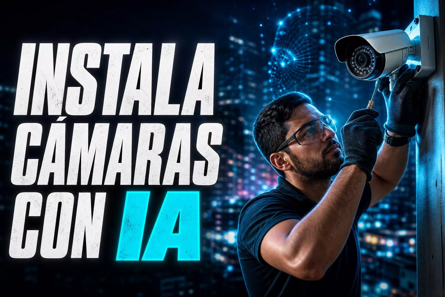 Instalación de cámaras con IA