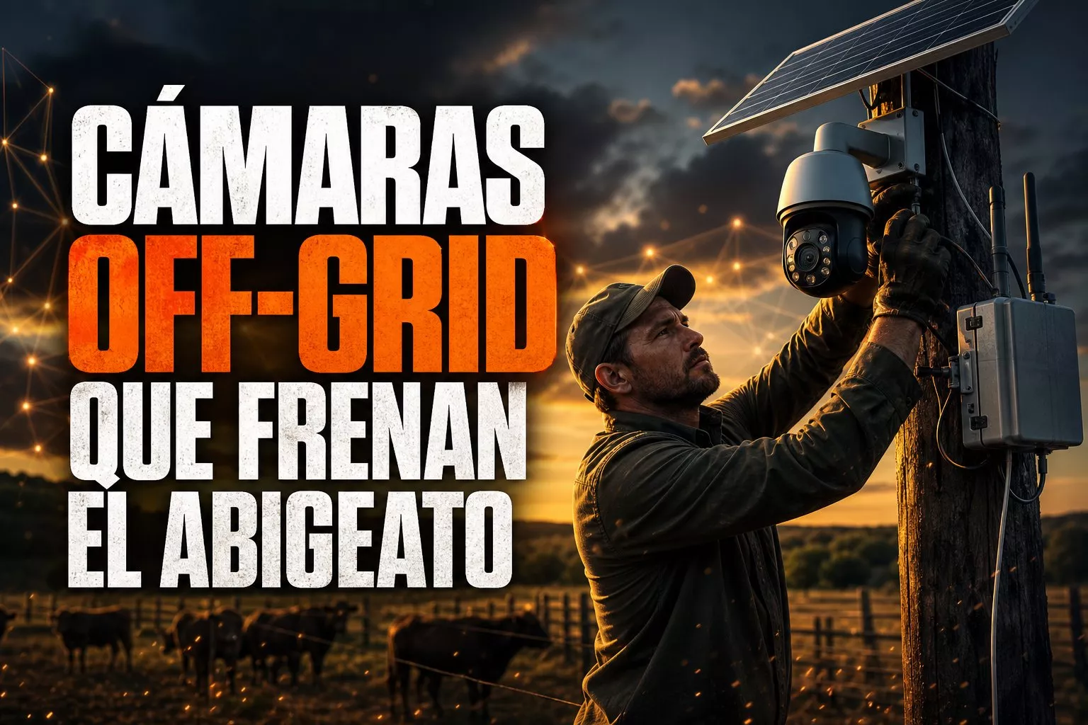 Videovigilancia Solar 4G para el Campo