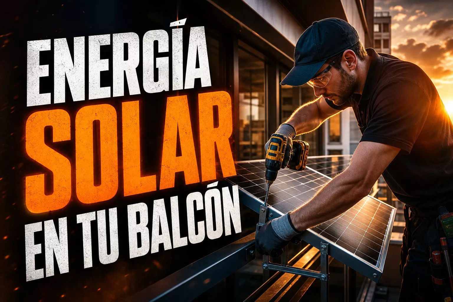 Instalación de sistemas solares de balcón para departamentos