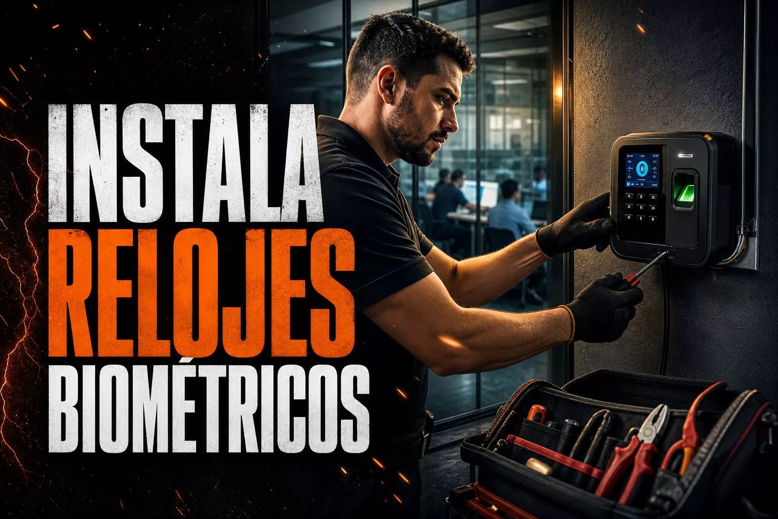 Conviértete en técnico instalador de relojes biométricos