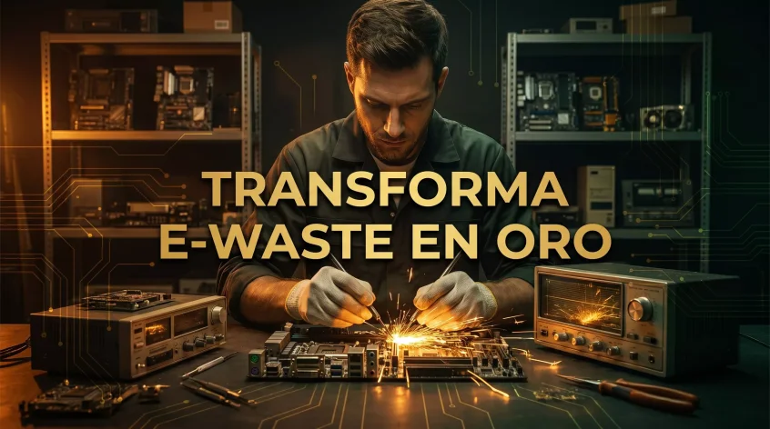Transforma Basura en Oro: Negocio de E-Waste
