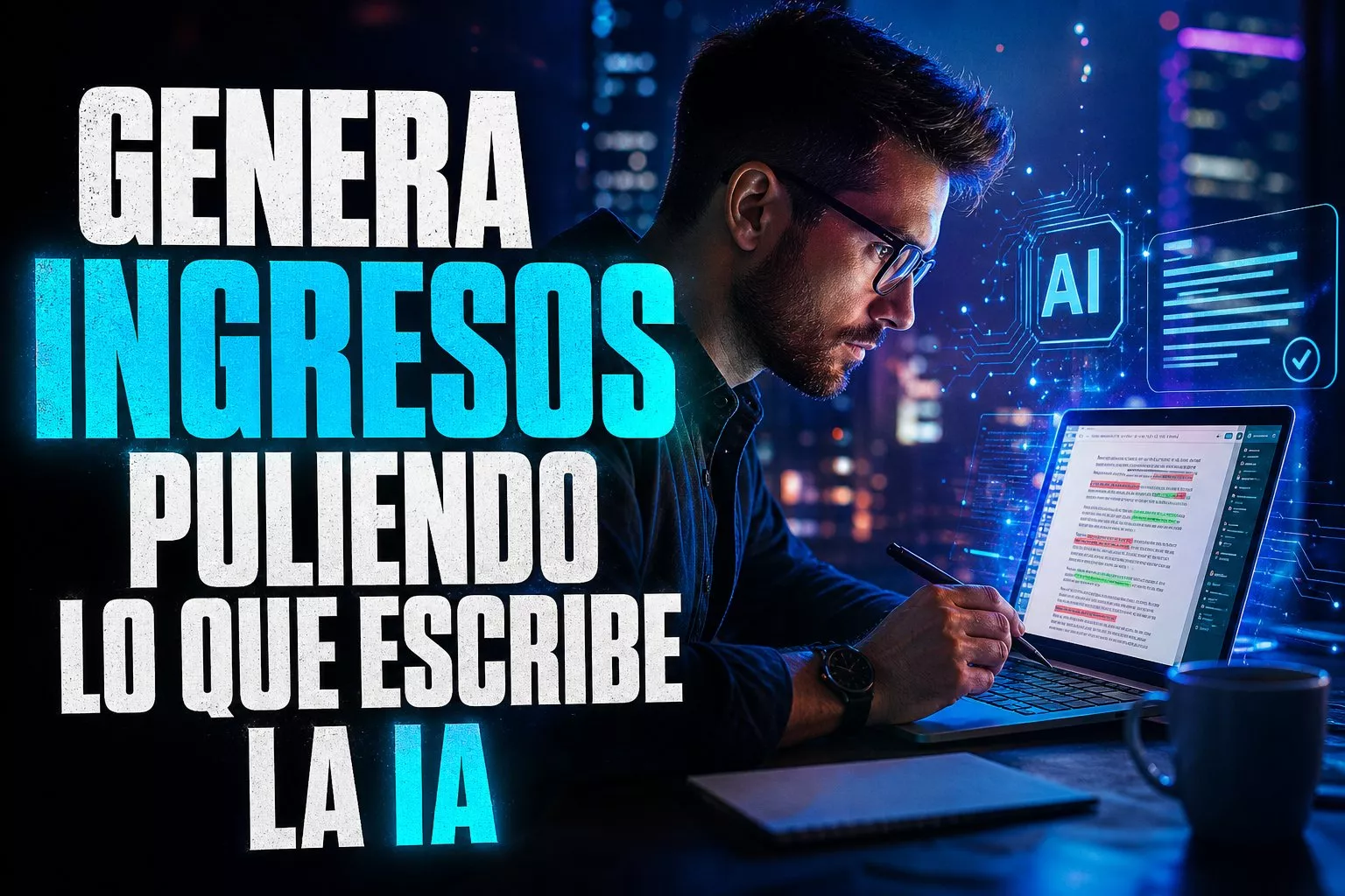 El Corrector de la Era IA: Optimiza Contenidos y Gana Más