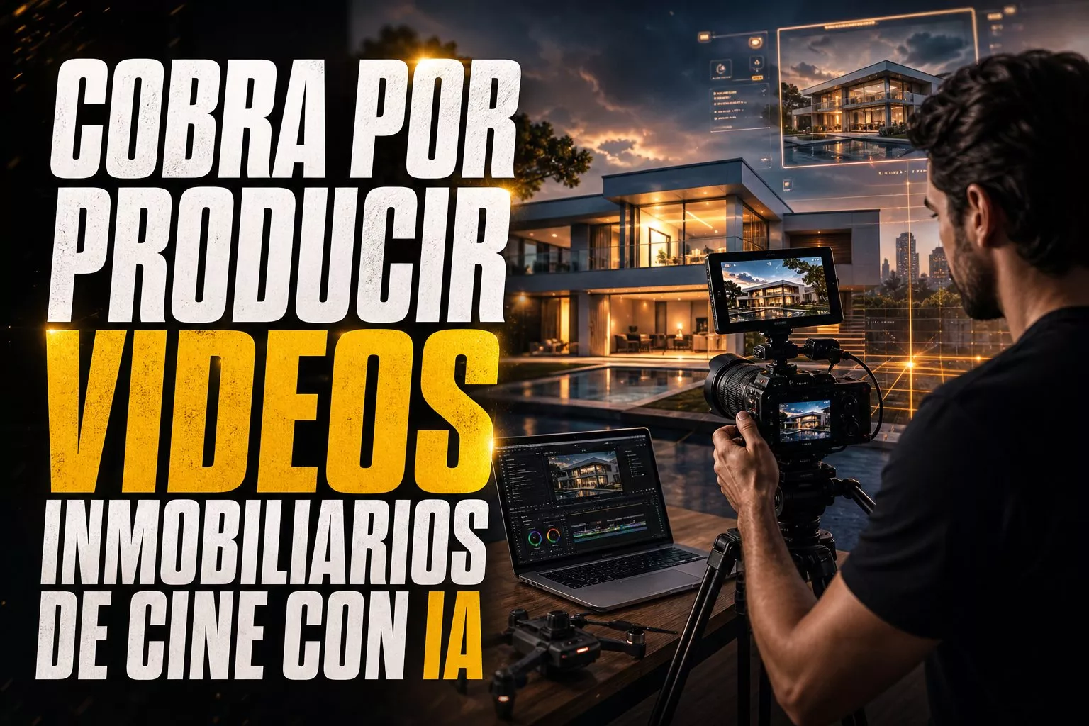 Cobra por producir videos inmobiliarios de cine con IA