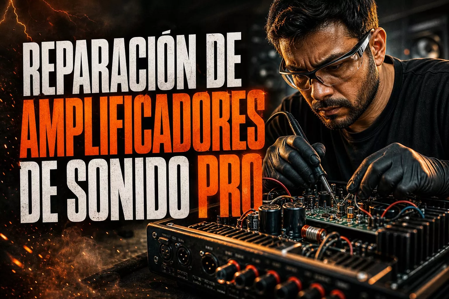 Reparación de Amplificadores de Sonido Pro
