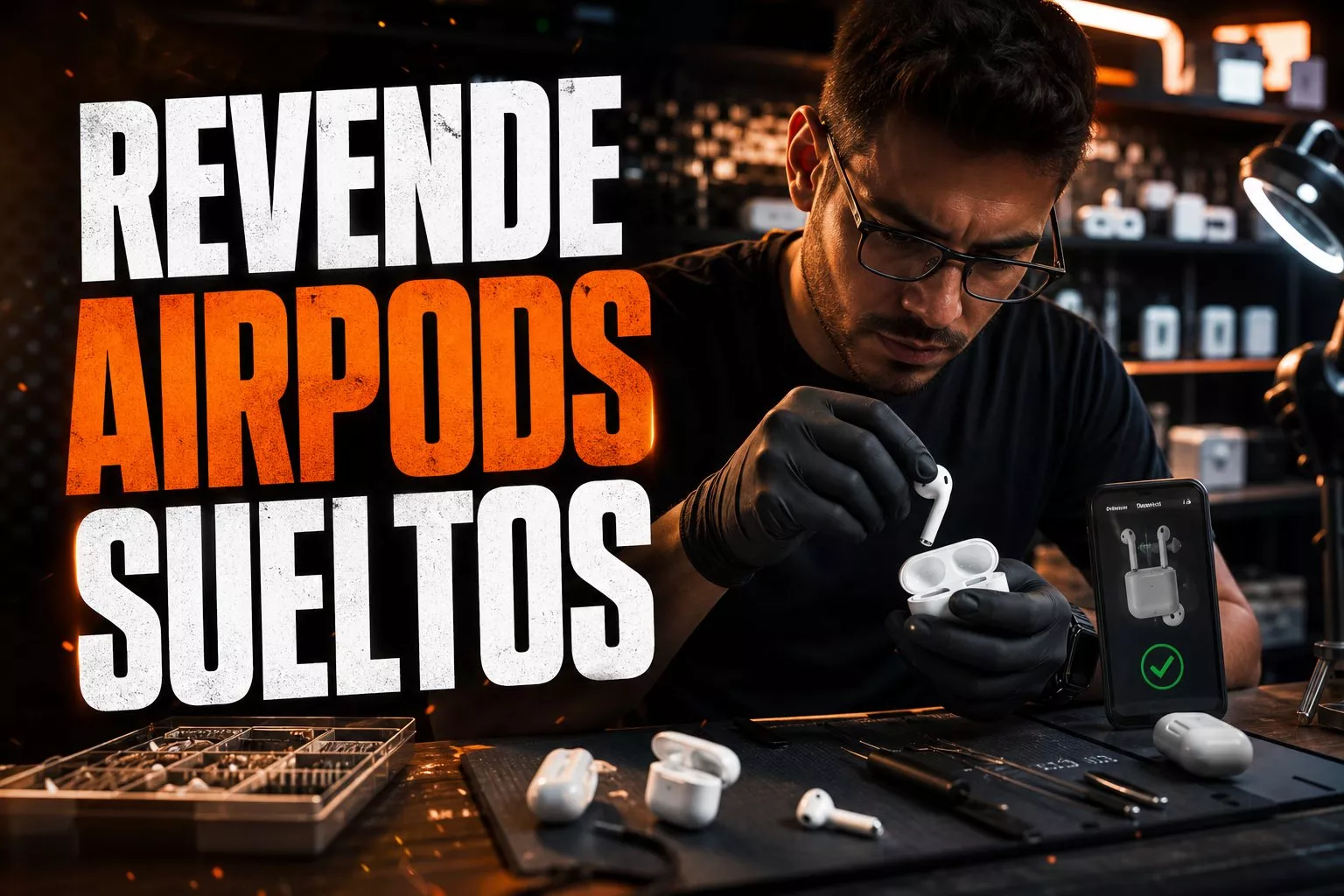 Conviértete en revendedor de AirPods sueltos