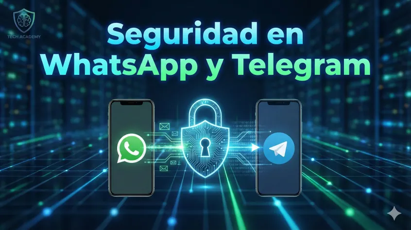 Seguridad en WhatsApp y Telegram