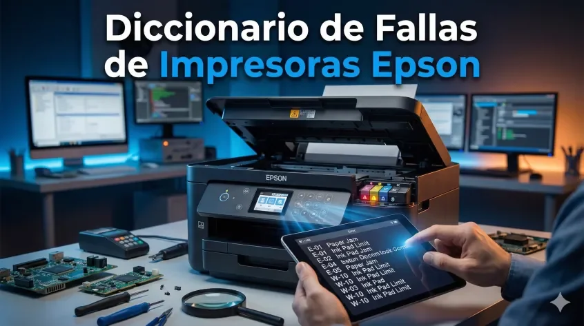 Diccionario Fallas Impresoras Epson