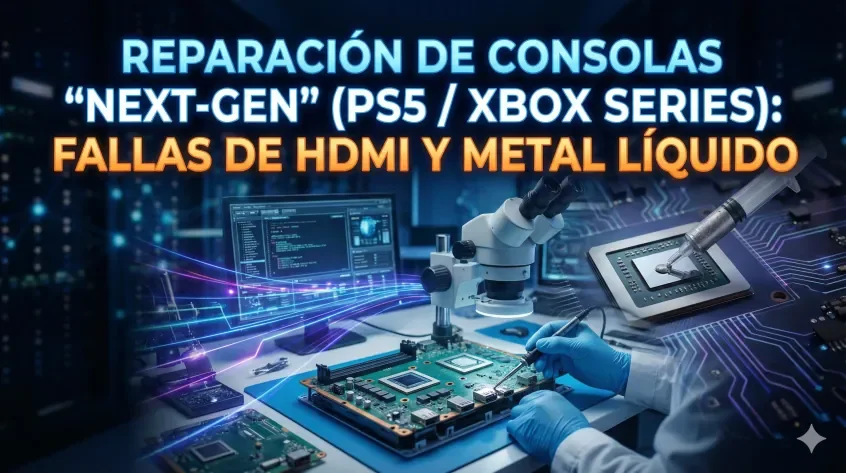 Reparación Consolas PS5/Xbox Series HDMI