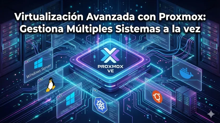 Virtualización con Proxmox: Gestiona Múltiples Sistemas