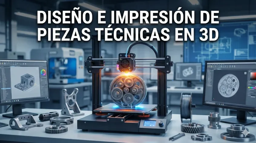 Diseño e Impresión 3D de Piezas Técnicas