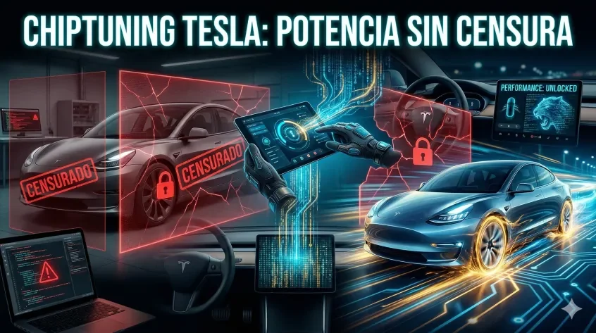 Chiptuning Tesla y EVs - Desbloqueo de Firmware
