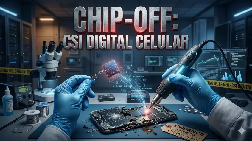 Extracción Chip-Off Forense en Celulares
