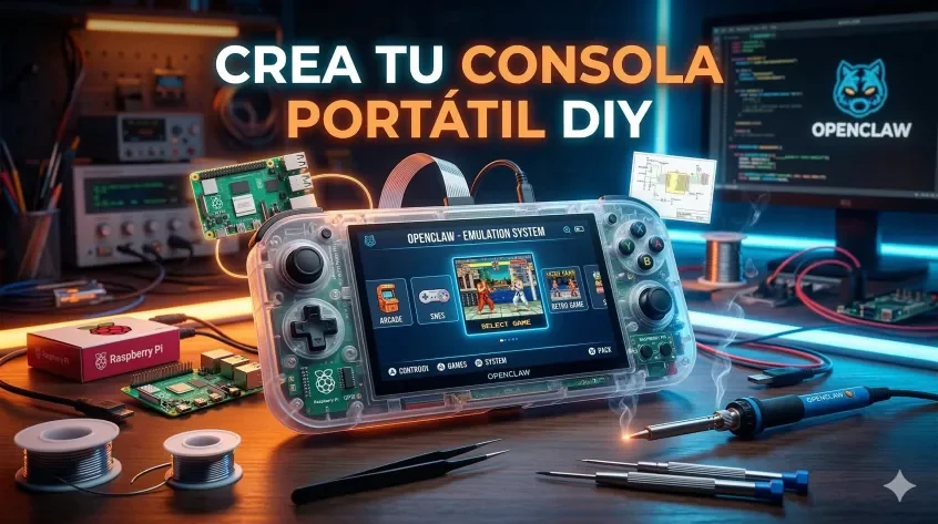 Crea Tu Consola Portátil DIY con Raspberry Pi