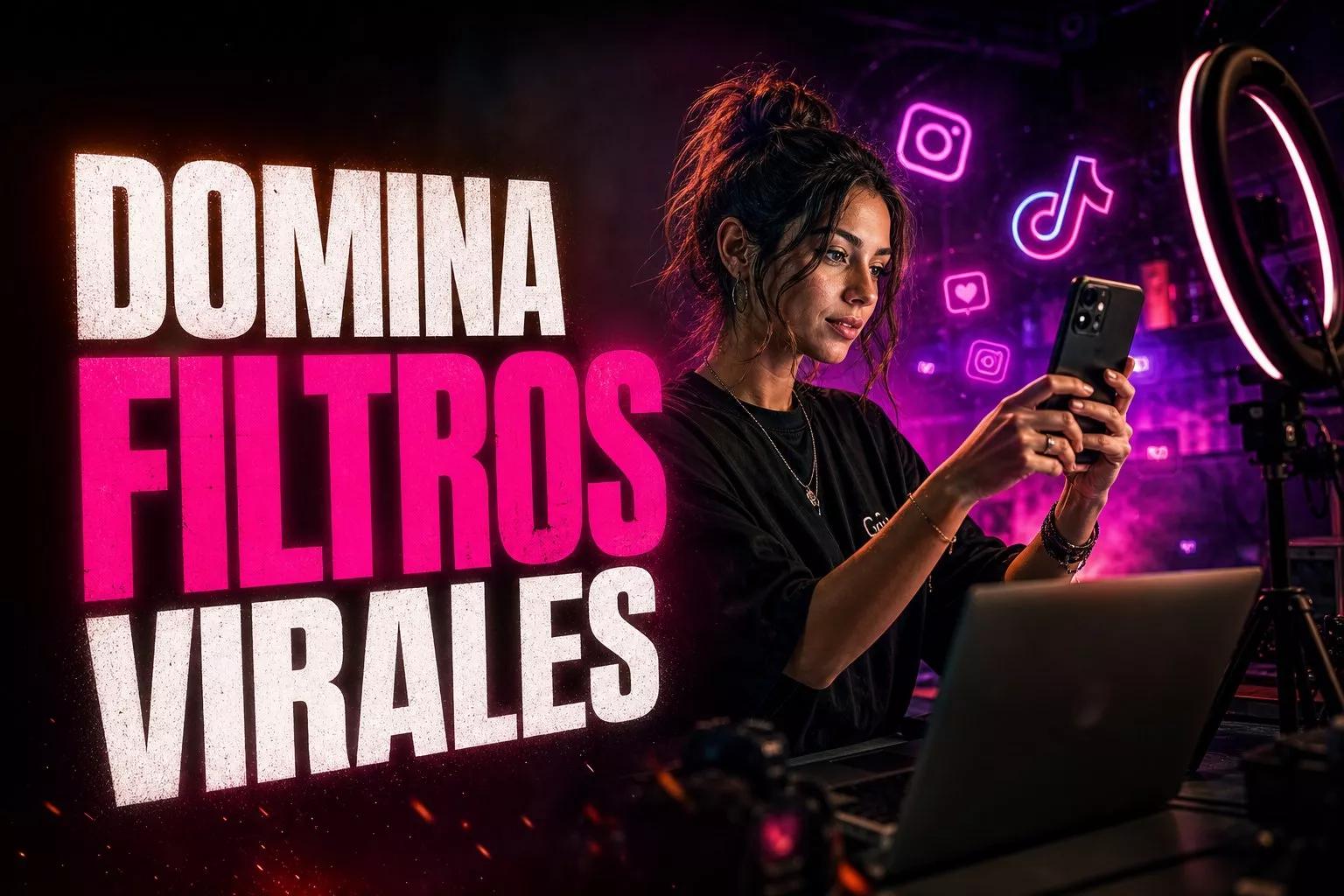 Aprende a usar los filtros de fotos virales de Instagram y TikTok