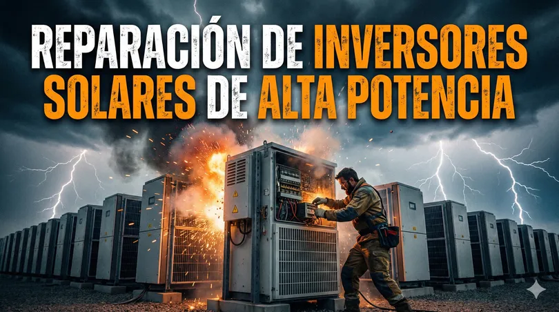 reparacion de inversores solares | diagnostico y electronica de potencia